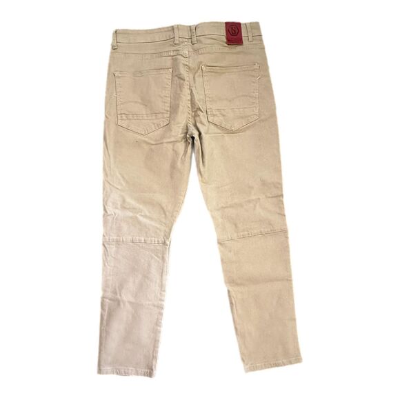 Switch Remarkable Men's Tan Denim Pants, Size 38x30, Pre-owned - Picture 2 of 5